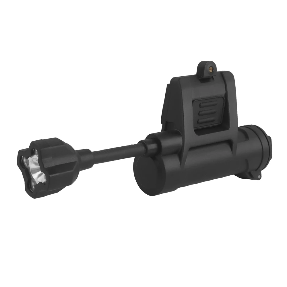 Casco táctico con linterna LED para caza y supervivencia aire libre - imagen 2