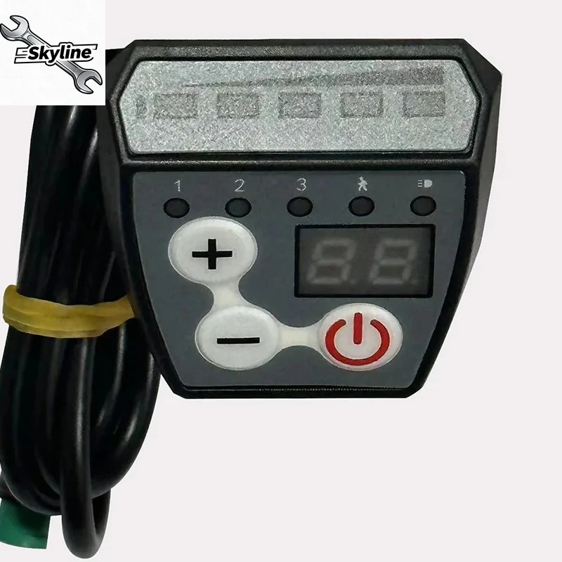 LED display 36V 48V E-bike Electric Scooter Accessories Bicycle Waterproof Connector Suitable for Bicycle