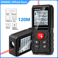 Snakol Laser Distance Meter 50m 70m 100m 120m Rangefinder Digital Range Finder Trena Roulette Ruler Distance Measuring Tape Tool