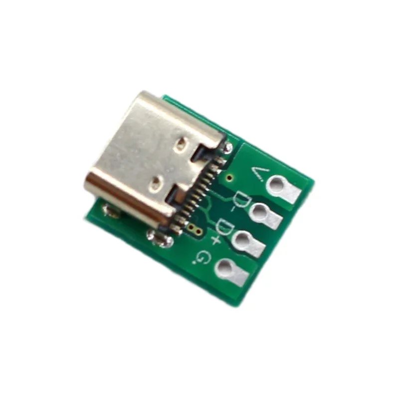 10/5/1Pcs USB 3.1 Type C Connector 16 Pin Test PCB Board Adapter 16P Connector Socket For Data Line Wire Cable Transfer