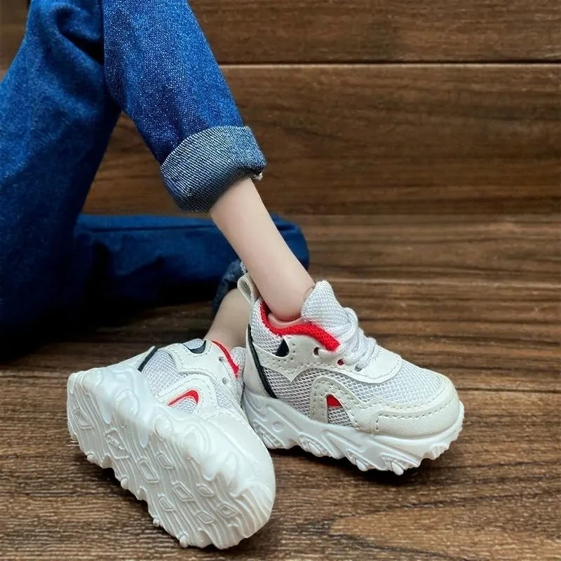 

60cm Doll's Shoes for 1/3 Bjd Doll Size 7.5*2.5cm Casual Toys Dress Up Gift Sports Shoes play house Doll Accessories (No Socks)