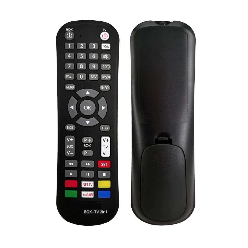 High Quality CRC 0447 CRC0447 Universal DVB-T2/OTT Remote Control For TV BOX 2 in 1 Set Top Box