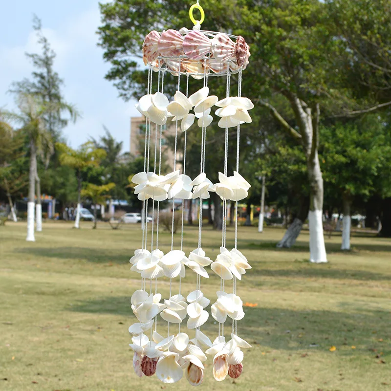 Natural Conch and Shell Wind Chimes Material Package DIY Gifts Parent-Child Activities Handmade Children Small Ornaments Bedroom