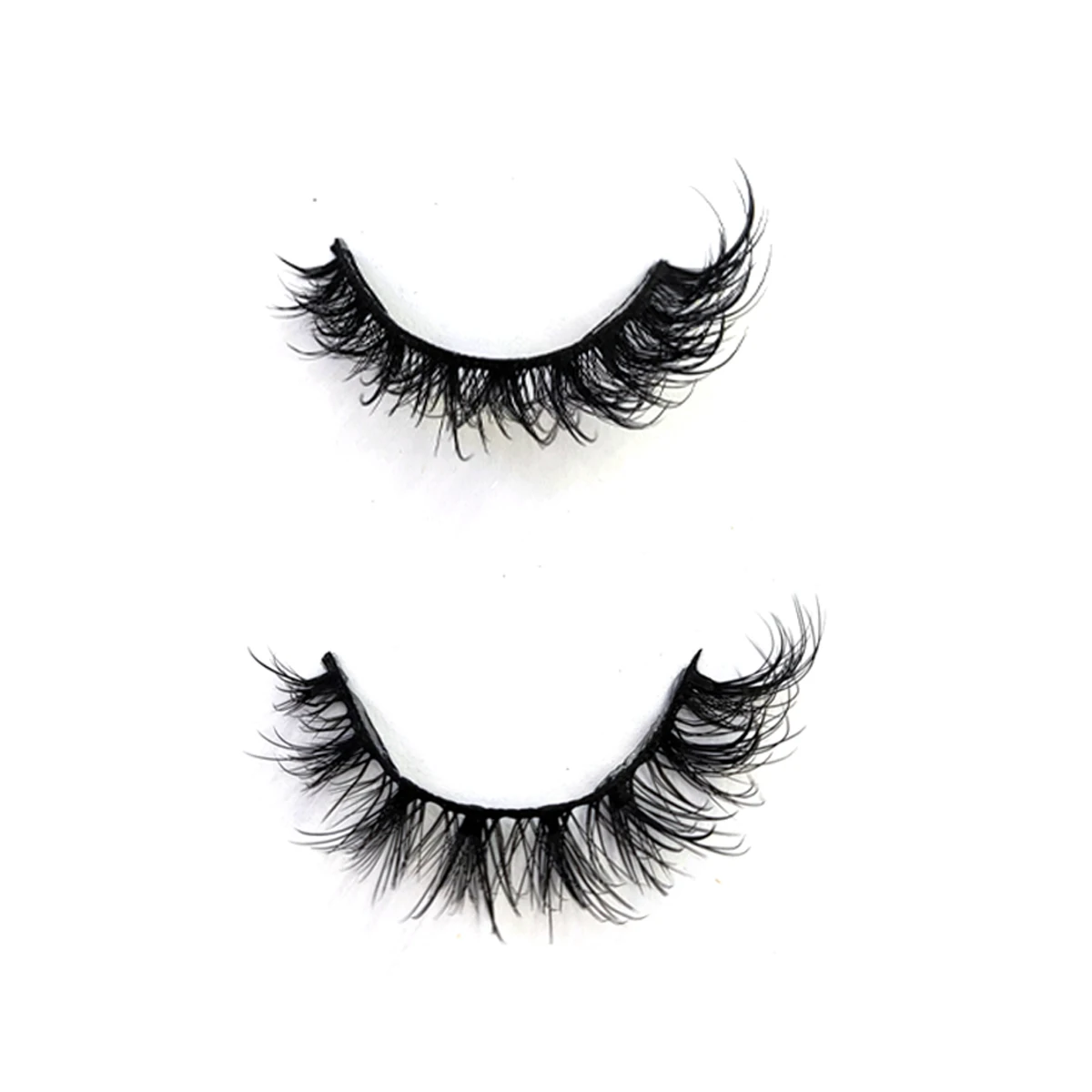 HBZGTLAD 10 paires de faux cils en vison 3D doux et moelleux, épais, roulés à la main, pour un maquillage des yeux