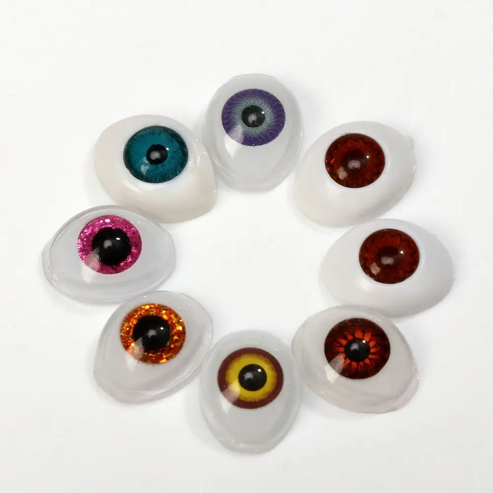 1Pair 10mm Plastic Safety Eyes For BJD Dolls Crochet Toys Animal Eye For Doll Toys Puppet Making Dinosaur Eyes Craft Accessories