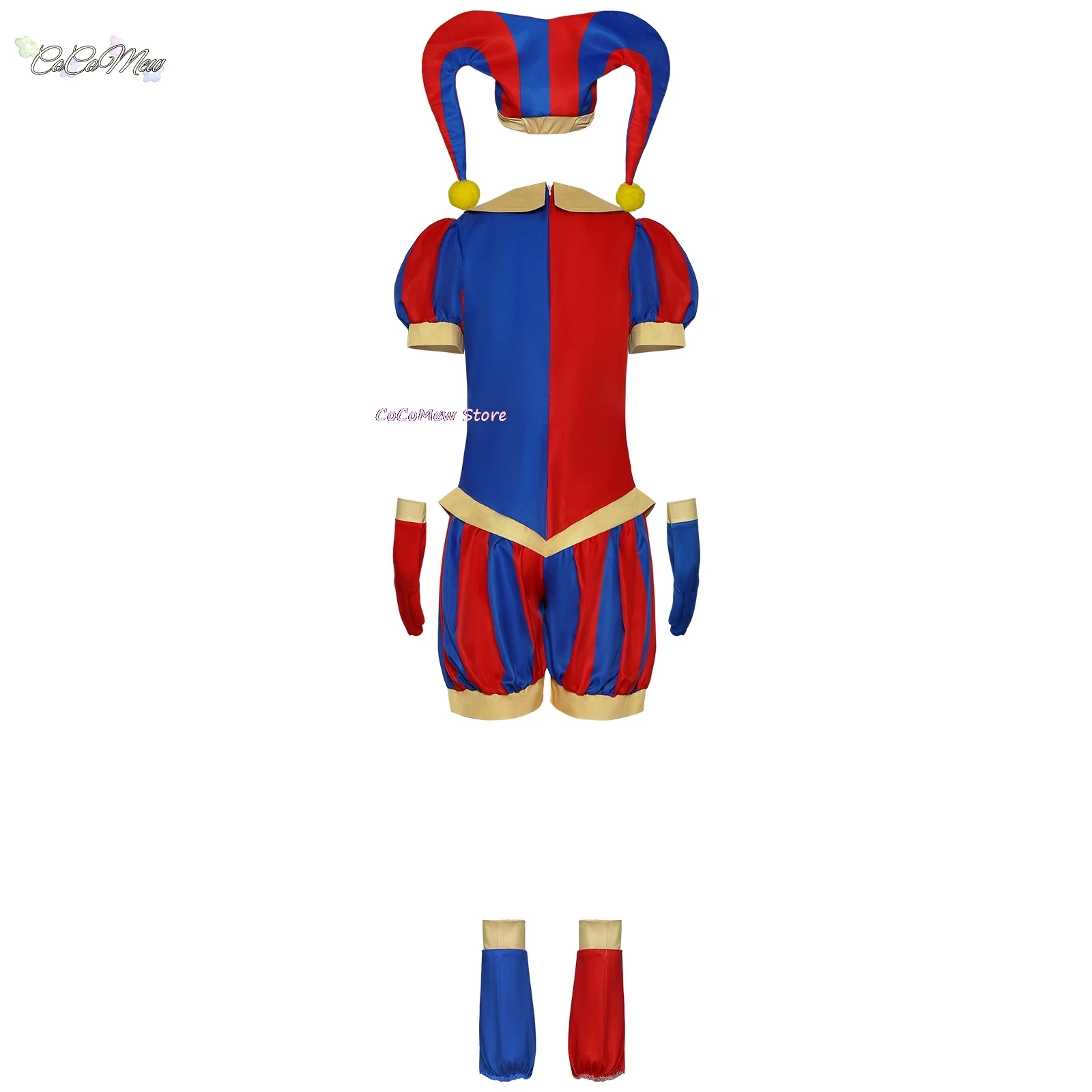 Costume de clown d'anime numérique pour femmes et hommes, vêtements, objets, Ponmi, adulte, femme, déguisement, cosplay, figurines, enfant, homme