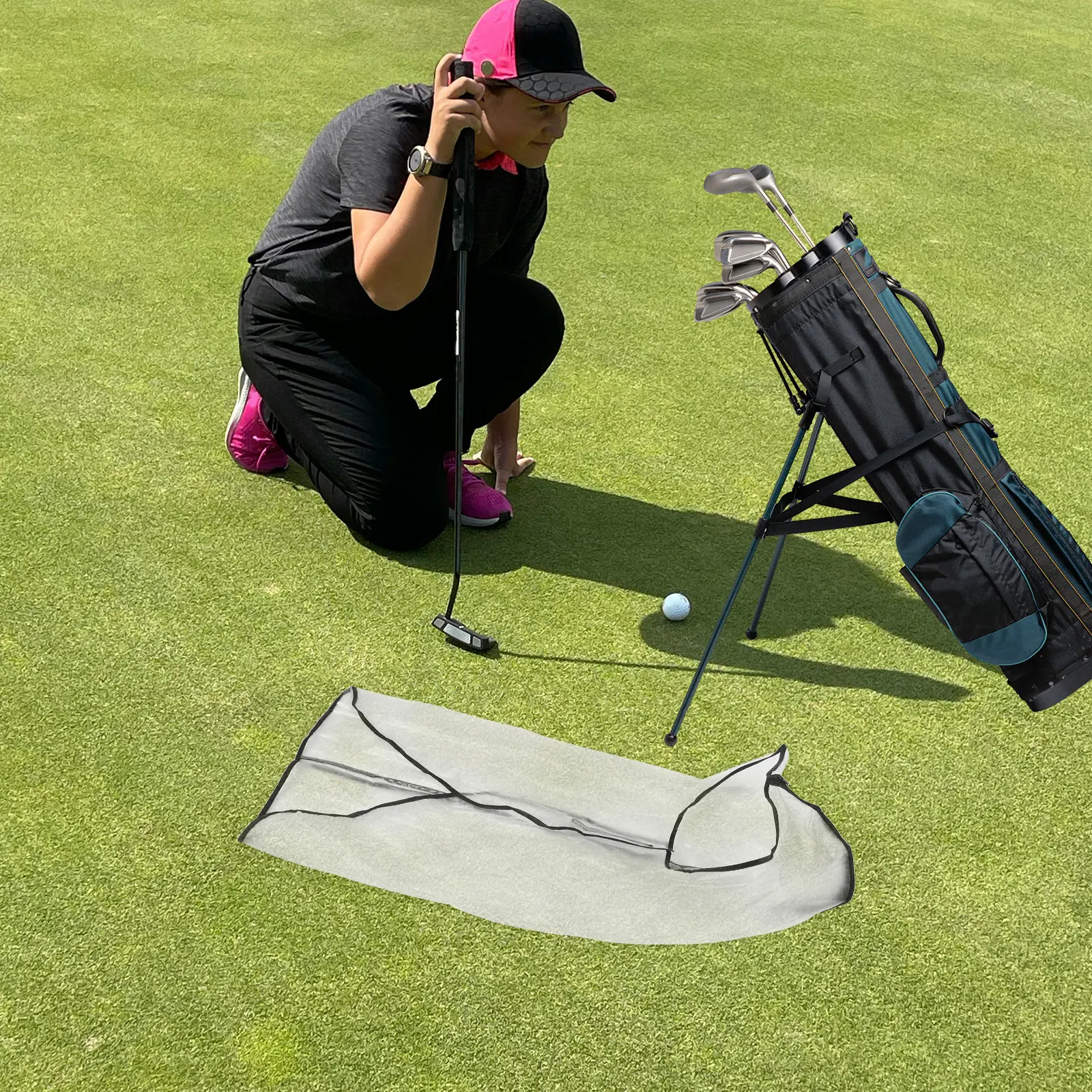 

Golf Rain Waterproof Protective For Golf Push Cart Durable Nylon Rainproof Bag Protector Cover Sports Outdoor Transparent Golfs