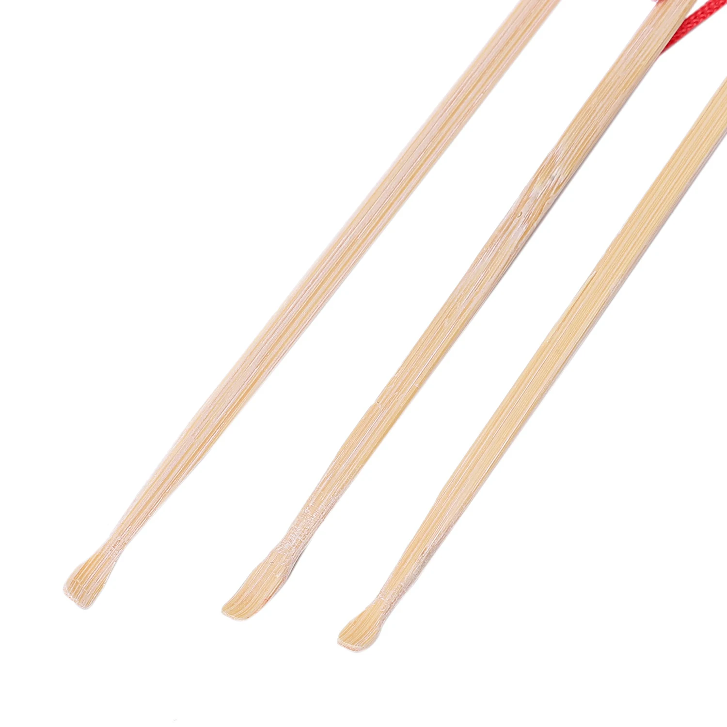 Muñeca japonesa de bambú para los oídos, cuchara removedora de cera, 20 piezas