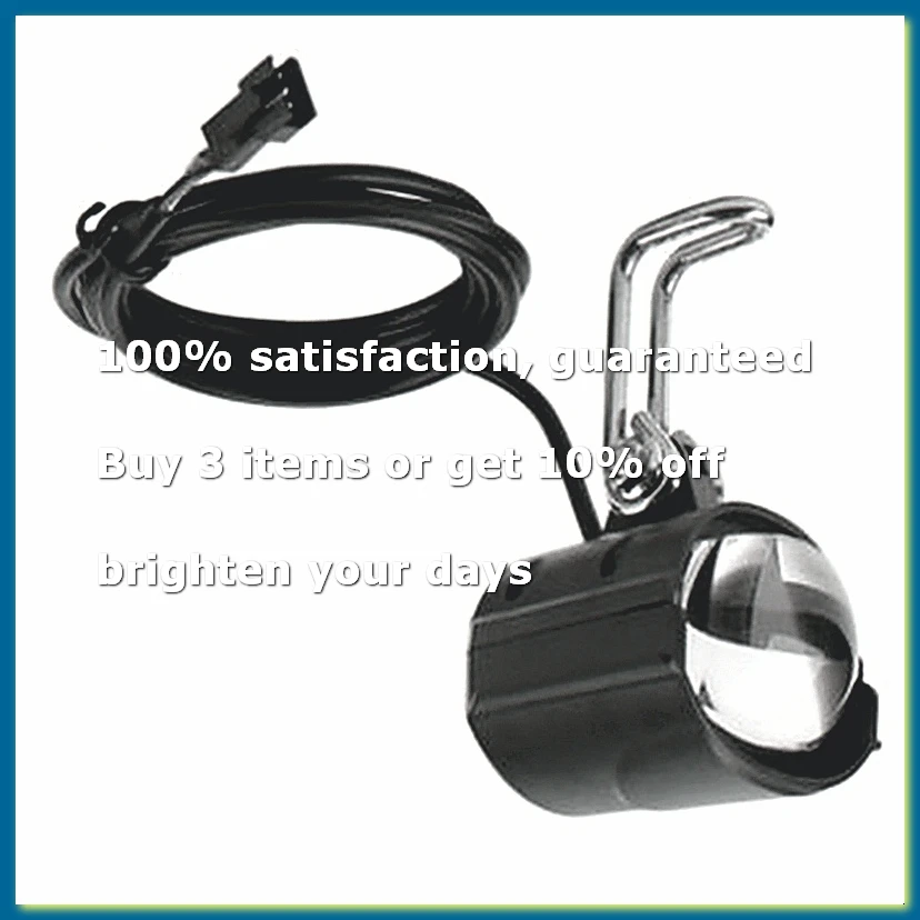 E-Bike Led Headlight Bicycle Light with 80-100db Loud Horn Waterproof Bike Headlights for Night Riding