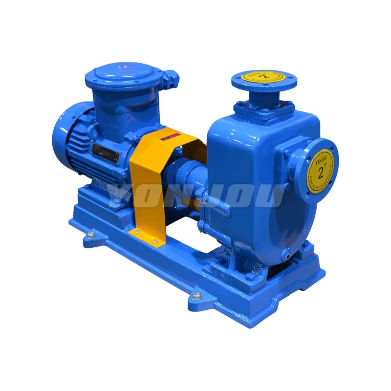 Electric Self-Priming Single-Stage Sewage Pump Water Usage & Trash Dewatering with Engine Standard Centrifugal Design