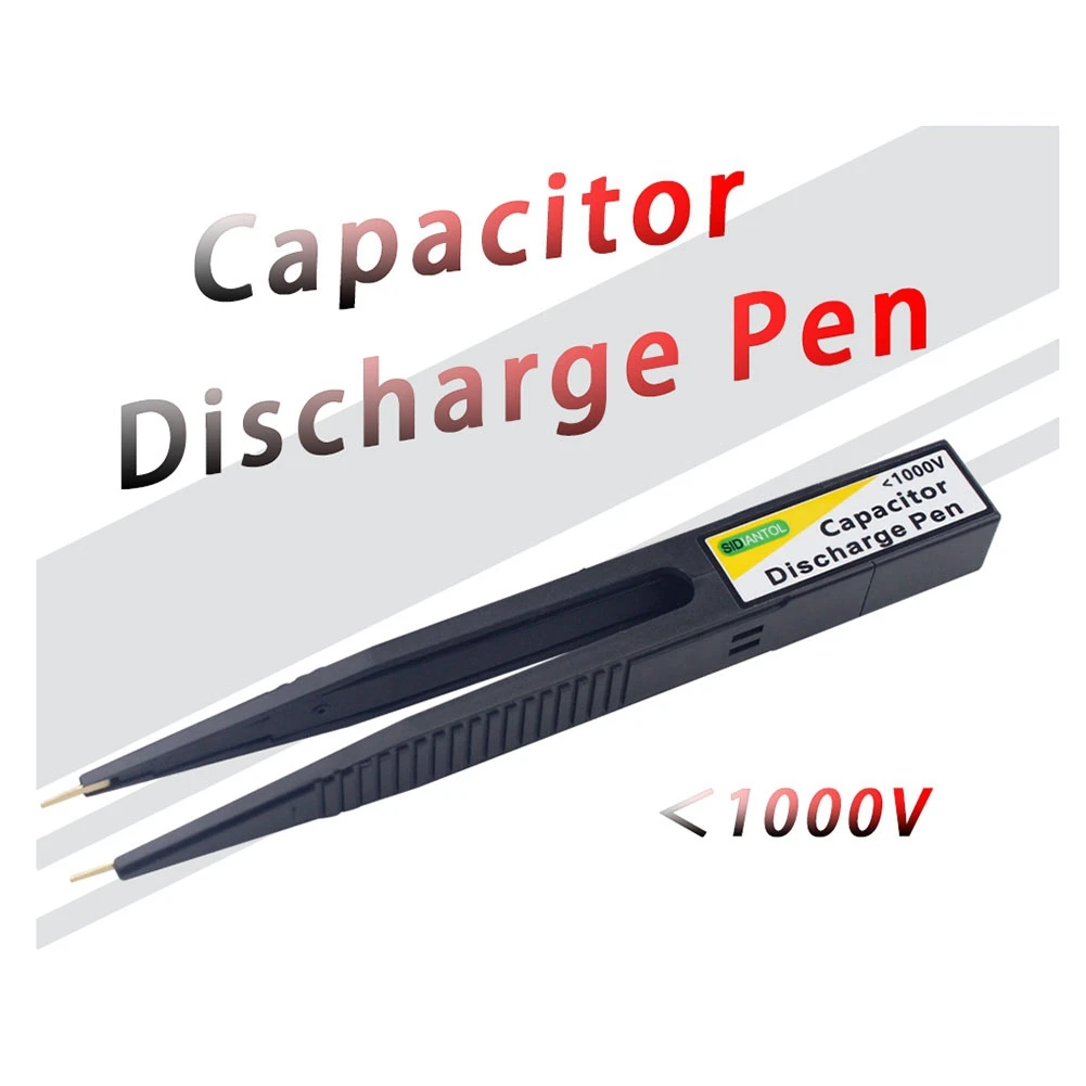 Caneta de Descarga Capacitor de Descarga Rápida, 1000V, Descarregador para Segurança Eletrônica, Ferramenta de Reparo Inteligente