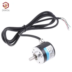 100/200/360/400/500/600P/R Encoder DC 5V-24V Encoder Incremental Rotary AB 2 Phases 6mm Shaft Suit For Displacement Measurement