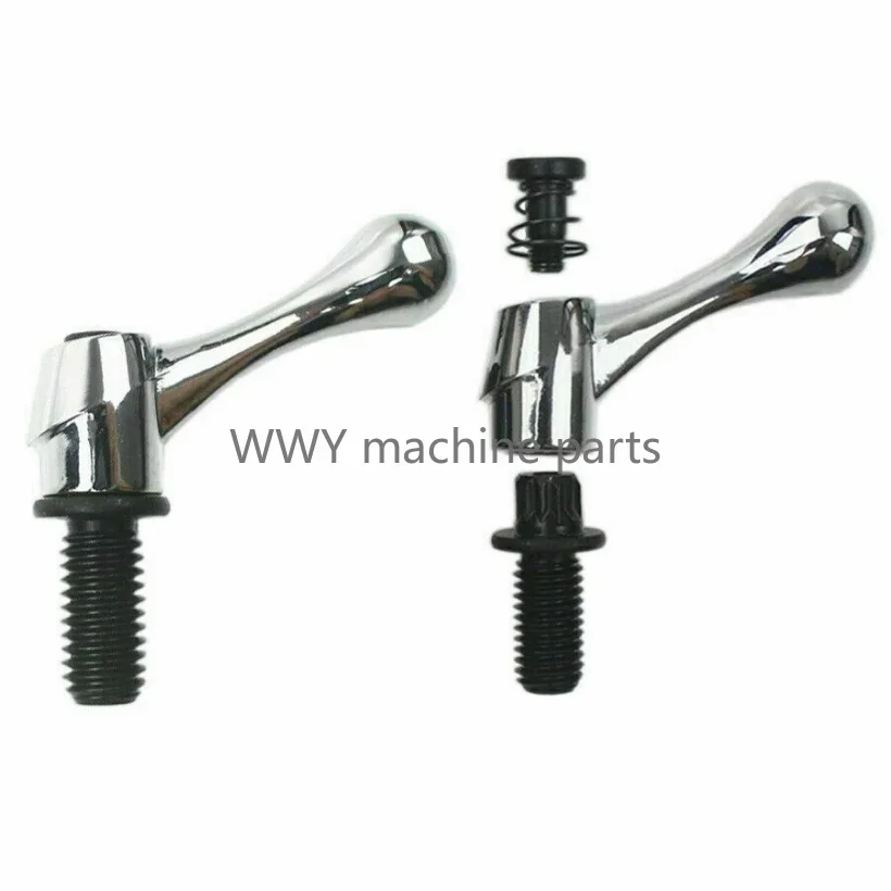 Milling Machine Male M12 locking Handle M1/2 Spindle Locking Workbench Adjustable Clamping Lever For Bridgeport Locking Handle