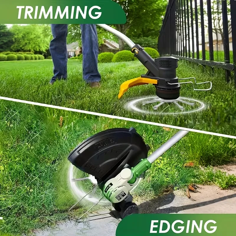 Weed removal head suitable for low-power lithium battery lawn mowers. 6-inch steel wire lawn mower head with 3 teeth and 6 teeth