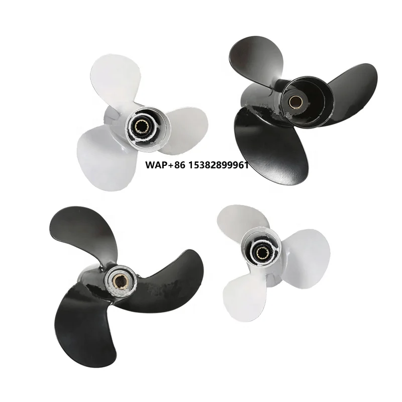 Stainless Steel High Speed Marine 11 3/8 X 12G Outboard Propeller