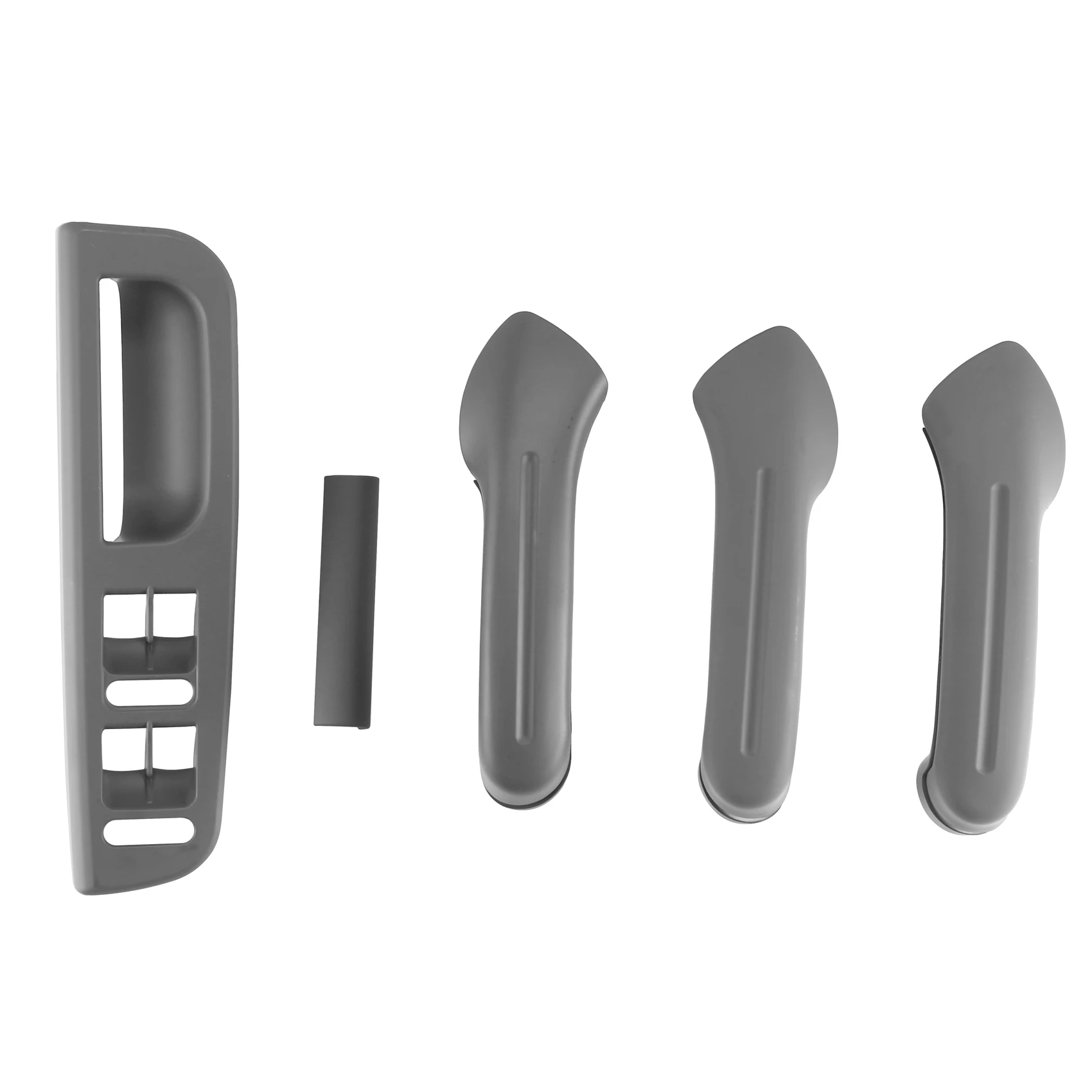 1 Set Inner Door Handle Kit Window Switch Panel Bezel Door Handle Trim for-VW Bora Golf Passat Jetta MK4 Grey