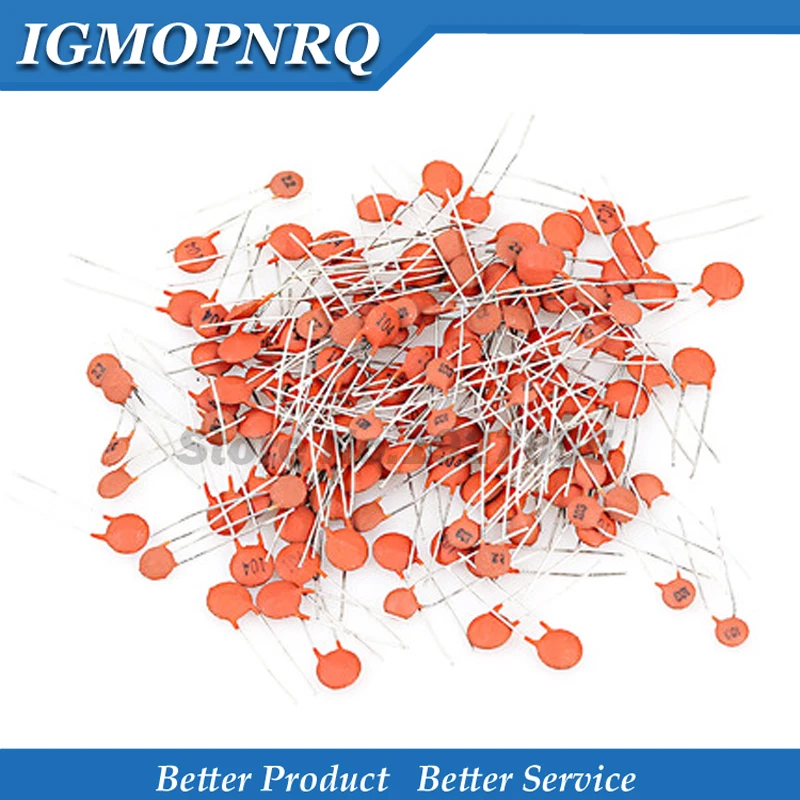 100pcs Ceramic capacitor 50V 1pF ~ 100nF 0.1uF 104 4.7PF 10PF 22PF 33PF 47PF 100PF 101 220PF 221 330PF 470PF 1NF 103 47NF 473