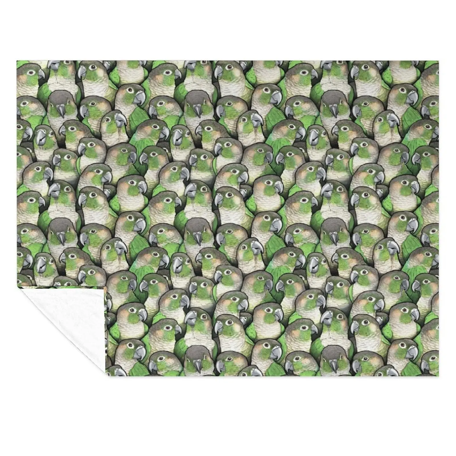 

Green-cheeked Conures Throw Blanket Custom wednesday Luxury Blankets