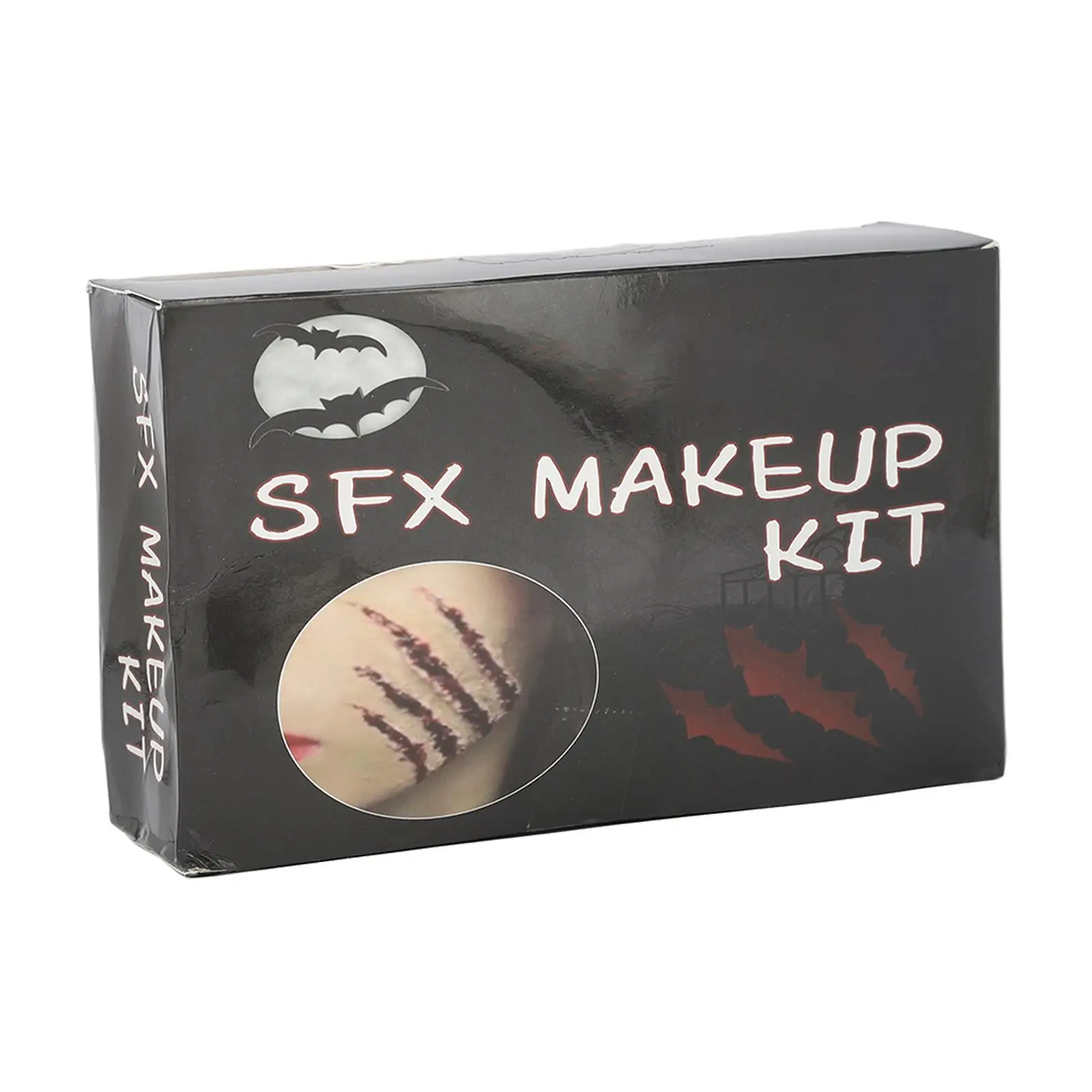 Scary Face Halloween Makeup Kit 30g Skin Wax - Easy to Use & Mild Skincare Effect for Party