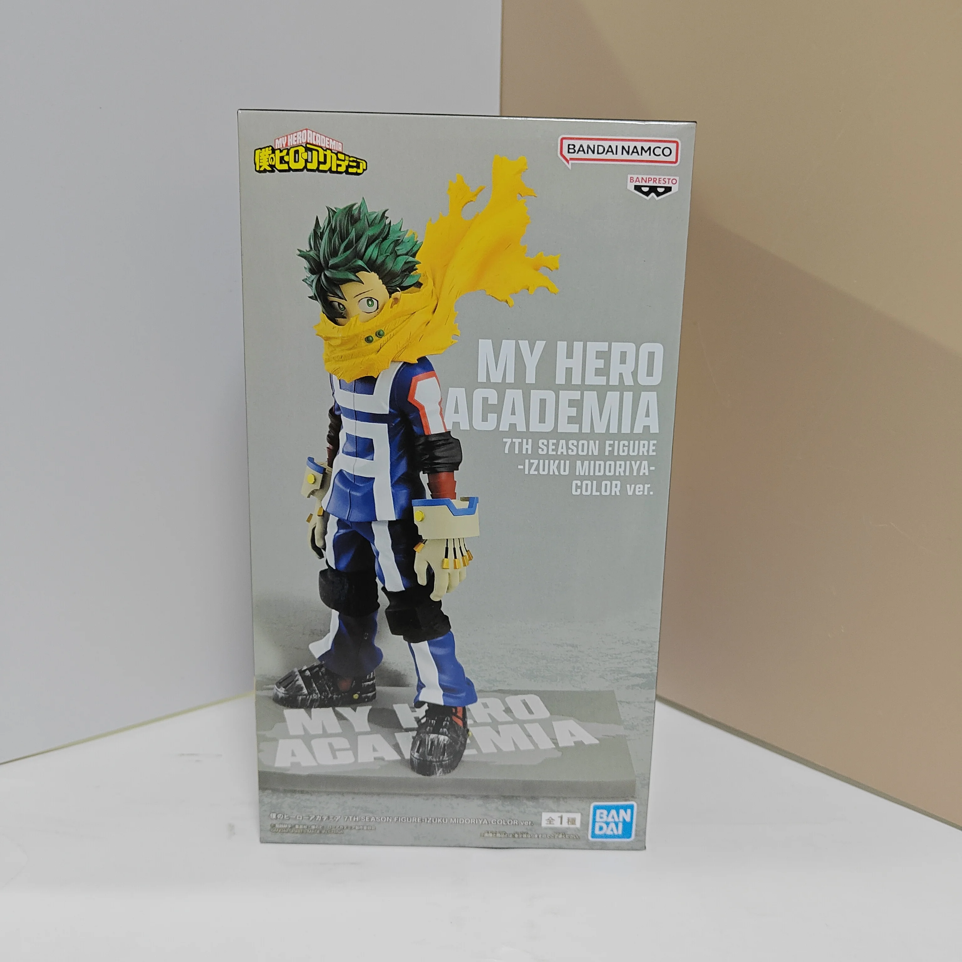 

Оригинальная фигурка BANDAI My Hero Academia 7-го сезона: Мидория Изуку, аниме-фигурка BANPRESTO Boku No Hiro Akademia, модель