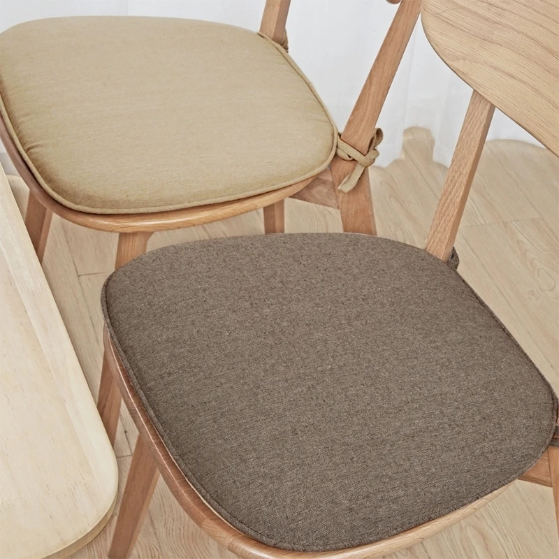 Pad Chair Cushions With Secure Ties Easy Cleaning Cover For Home Garden