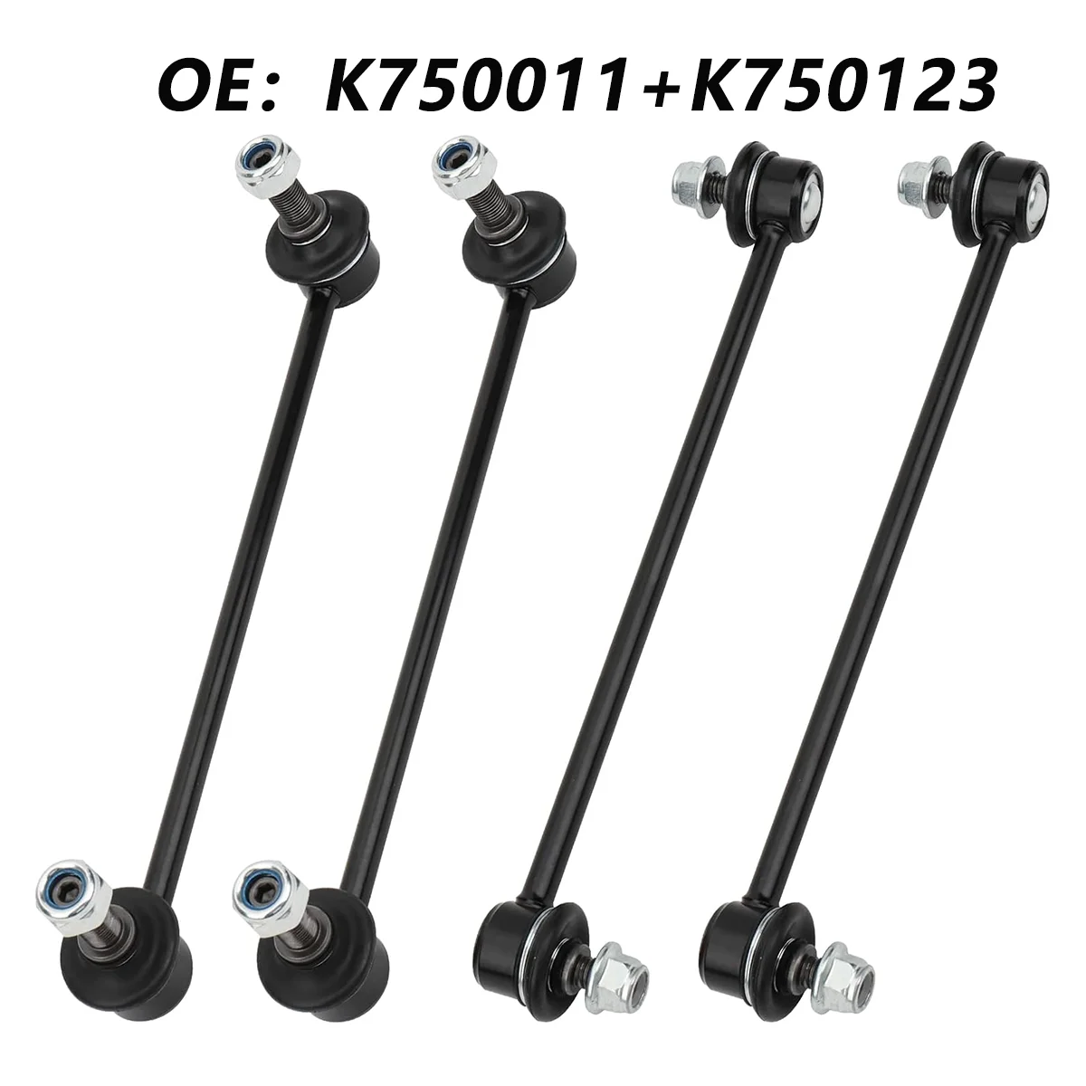 

2 шт. (K750011 + K750123) Комплект передних и задних звеньев стабилизатора поперечной устойчивости для Toyota Camry 2007 2008 2009 2010 2011 гг., все модели