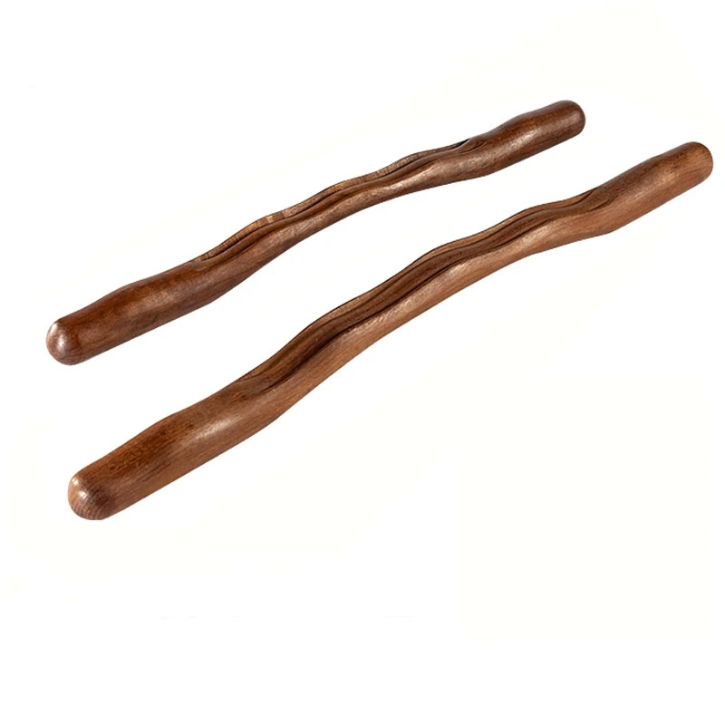 

Wooden Body Back Roller Massage Stick Spine Stretcher Aligner Cracker for Back Pain Relief And Muscle Recovery