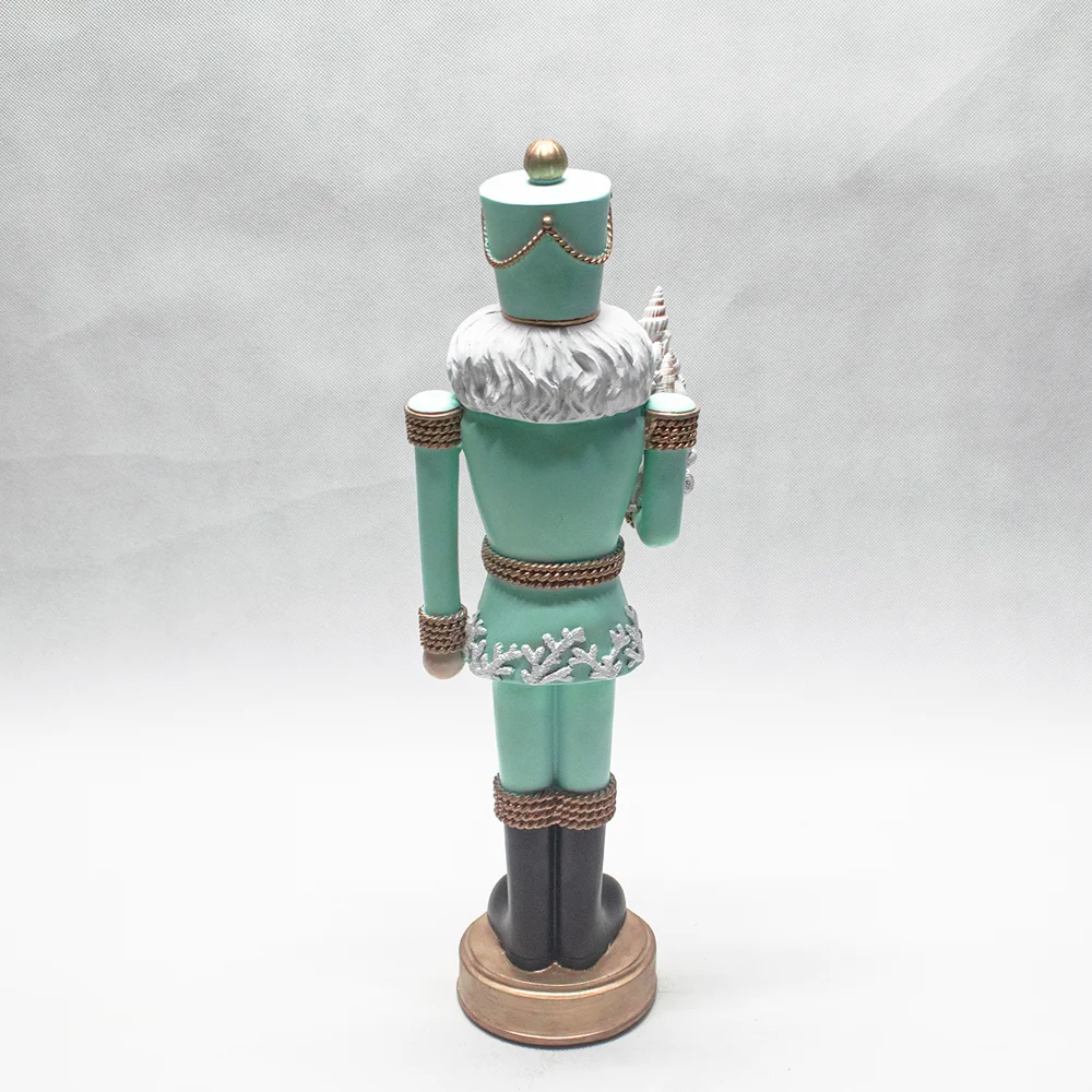 The Nutcracker Soldier Resin Sculpture, suitable for daily home decoration, prefect for Christmas decoration and gift-giving.