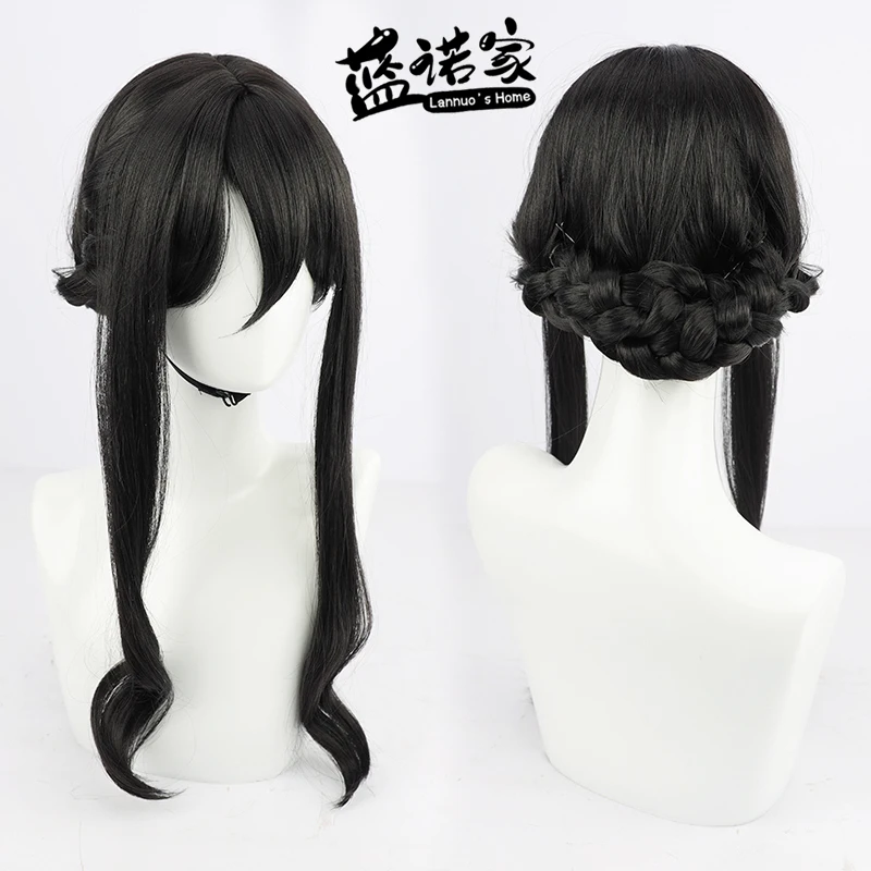 

Anime Arknights Ines Cos Cosplay Wig Halloween Carnival Party Props Synthetic Hair Heat Resistant Fiber + Wig Cap