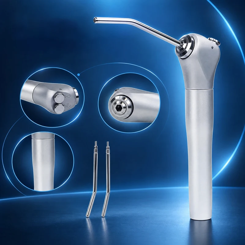 Portable Polishing Three-way Air And Water Spray Handle