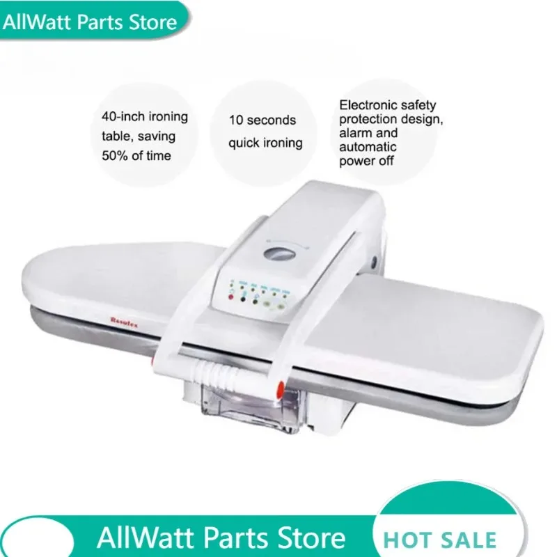 RS-810 1500W Digital Steam Press Iron - Large Capacity Fabric Steamer for Home Use (Fast Heat-Up, Adjustable Temperature）