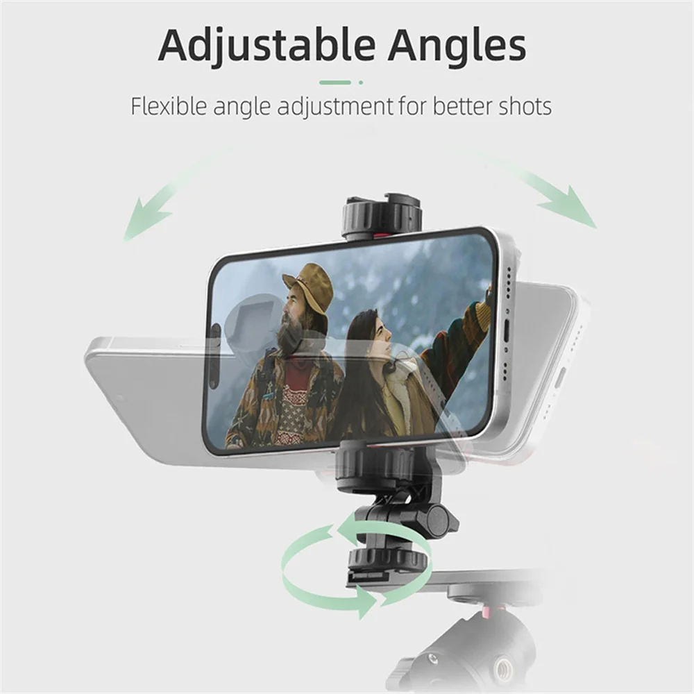 ポケット 3 フレームスマートフォンホルダーコールドシューマウント折りたたみ 1/4 ネジアダプタ DJI OSMO ポケット 3 カメラアクセサリー