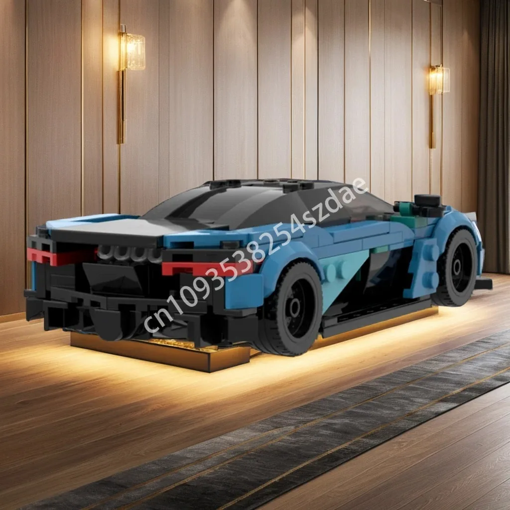

323 шт. MOC Zenvo Aurora Tur City Champions супер автомобиль строительные блоки практические способности собрать рождественскую игрушку в подарок