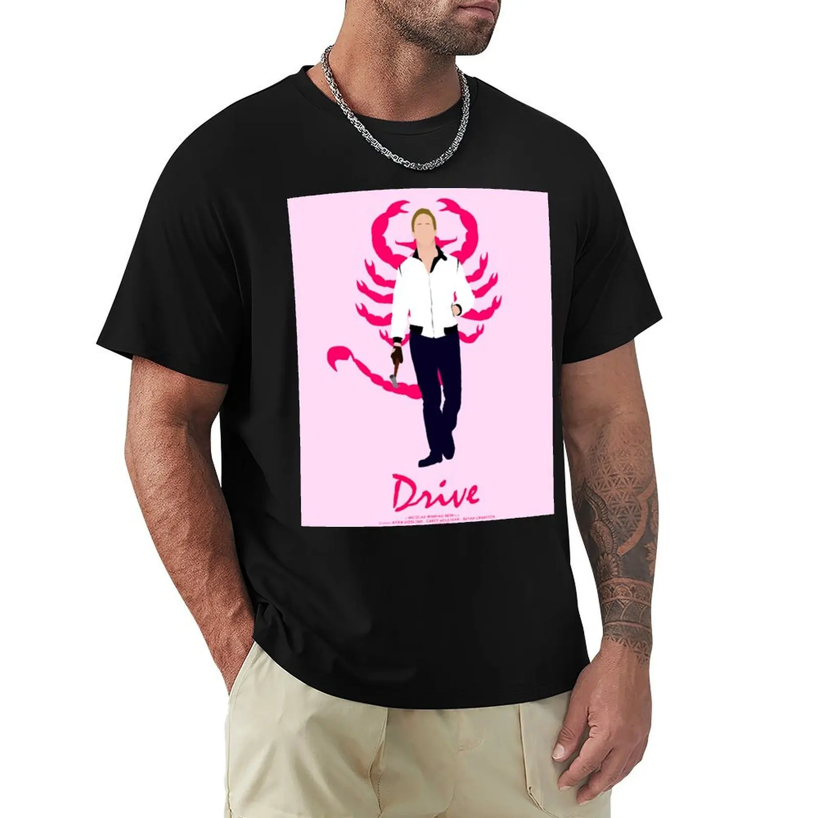 

Drive Movie Minimalist poster T-Shirt Utility Casual Work T-Shirt