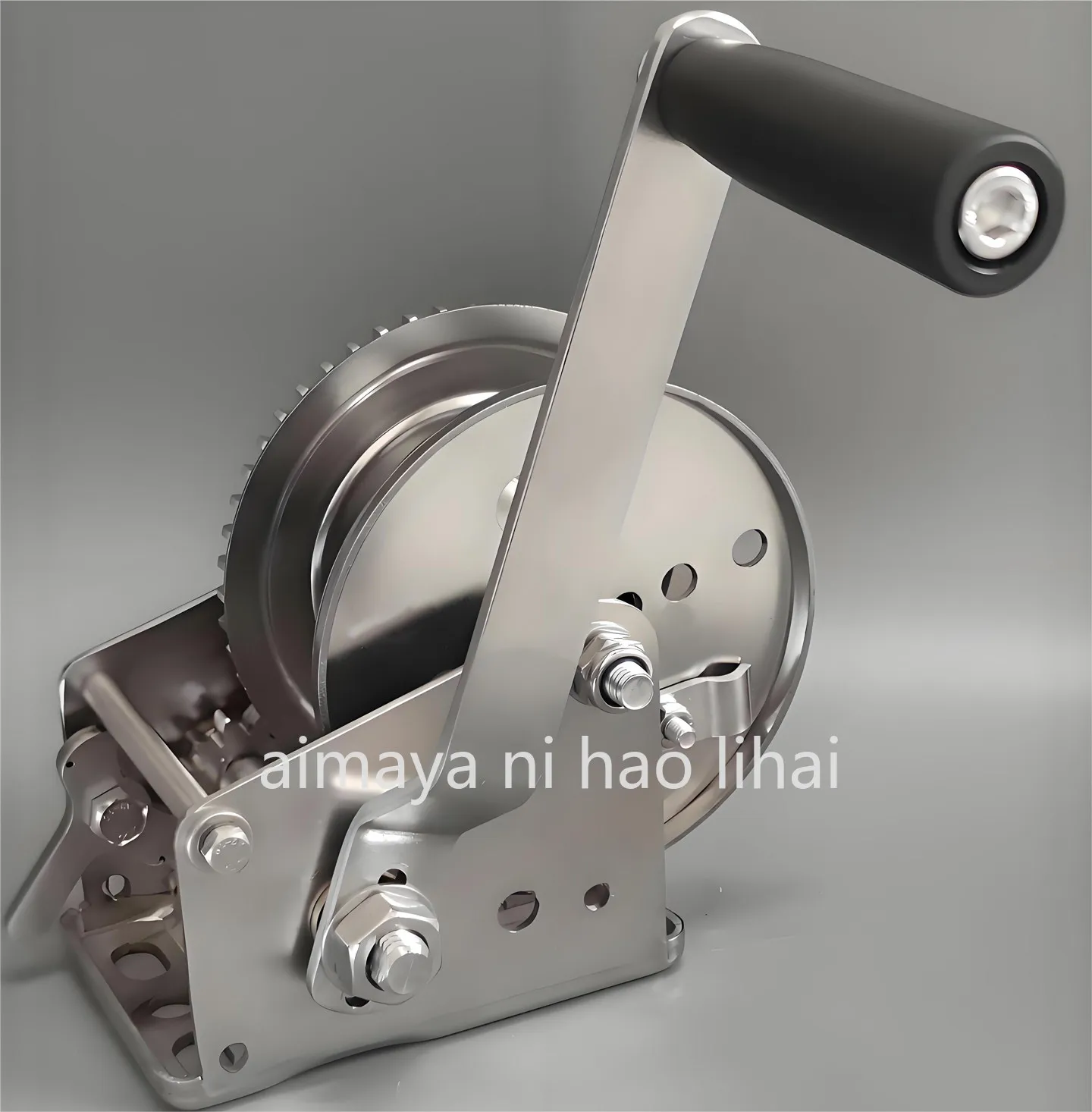 Stainless steel self-locking hand winch manual winch hoist lifting hanger 1200 lbs 2000BLS2600