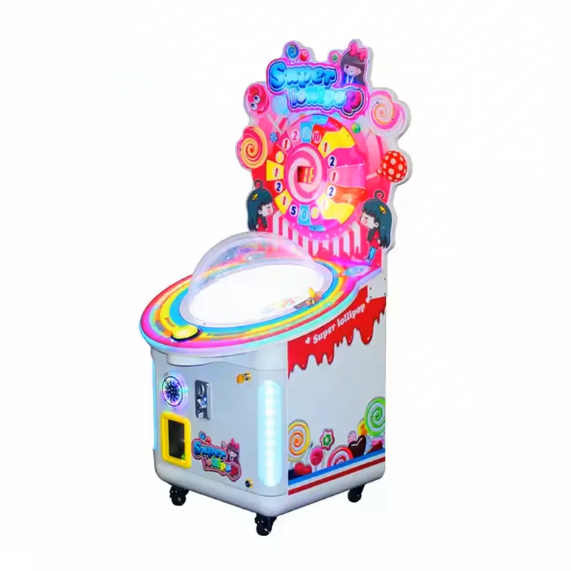 Indoor coin-operated super lollipop game machine 1 year warranty English - children's toys for sale