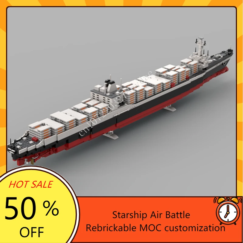 

3314PCS MOC SS SeaLand McLand Puzzles Warship Set Assembly Creative Birthday Puzzle Christmas Toys Gift Toys for Kids Ages