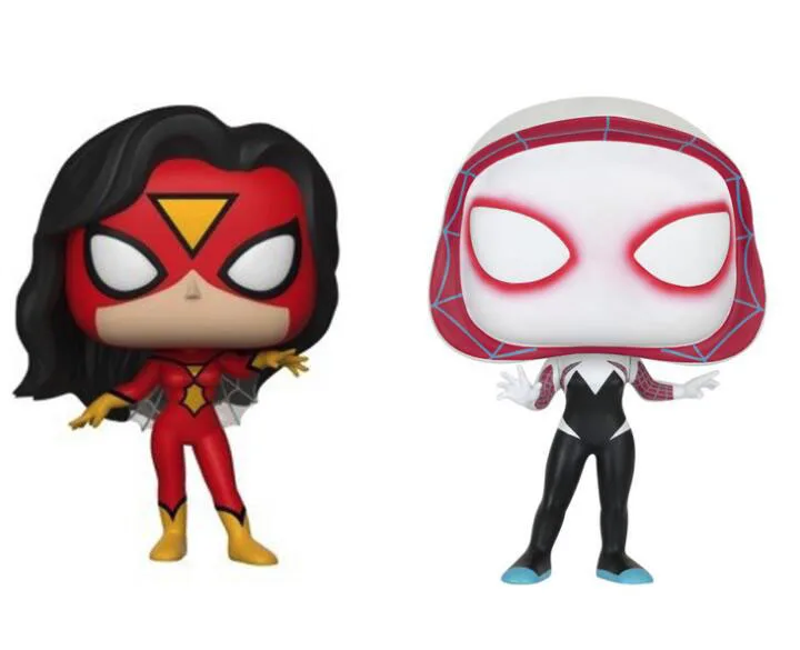 سبايدرمان امرأة جوين الحرير الشكل جمع الفينيل دمية نموذج اللعب #2