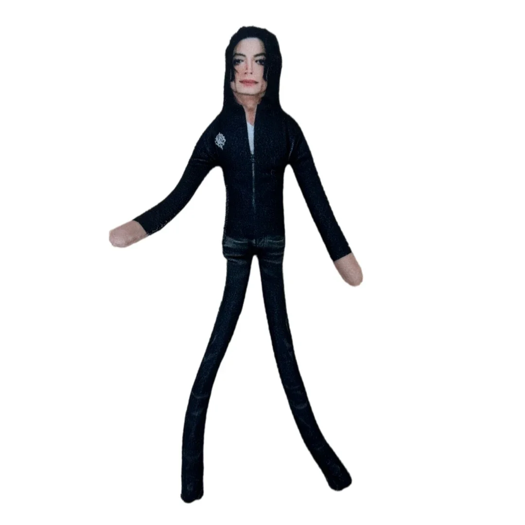 2026 Anime Michael Jackson Plüschfigur, Pop-Plüsch, gefüllte Figur, Zimmerdekoration, abstrakte, bewegliche Gelenk-Requisiten – Detail 8