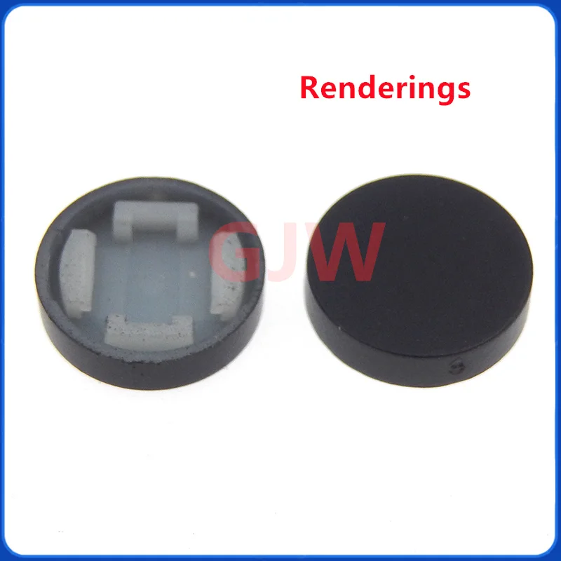 10Pcs Light Touch Switch Cap Diameter 10mm Concave Hat Key Touch Switch Silver Gray Button Cap