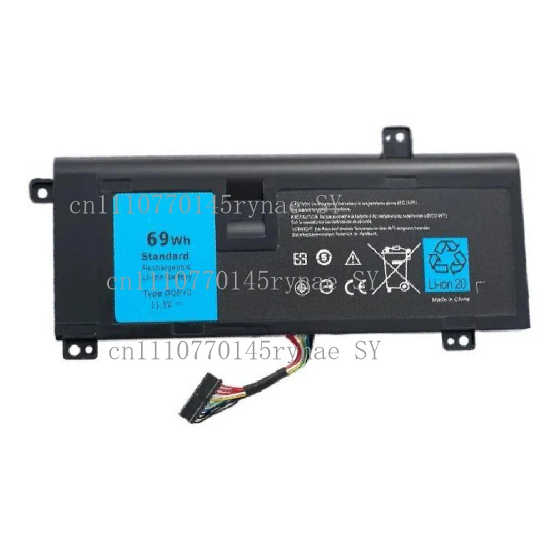 

Аккумулятор для ноутбука G05YJ Y3PN0 8X70T 69Wh для DELL Alienware 14 A14 M14X R3 R4 P39G Series