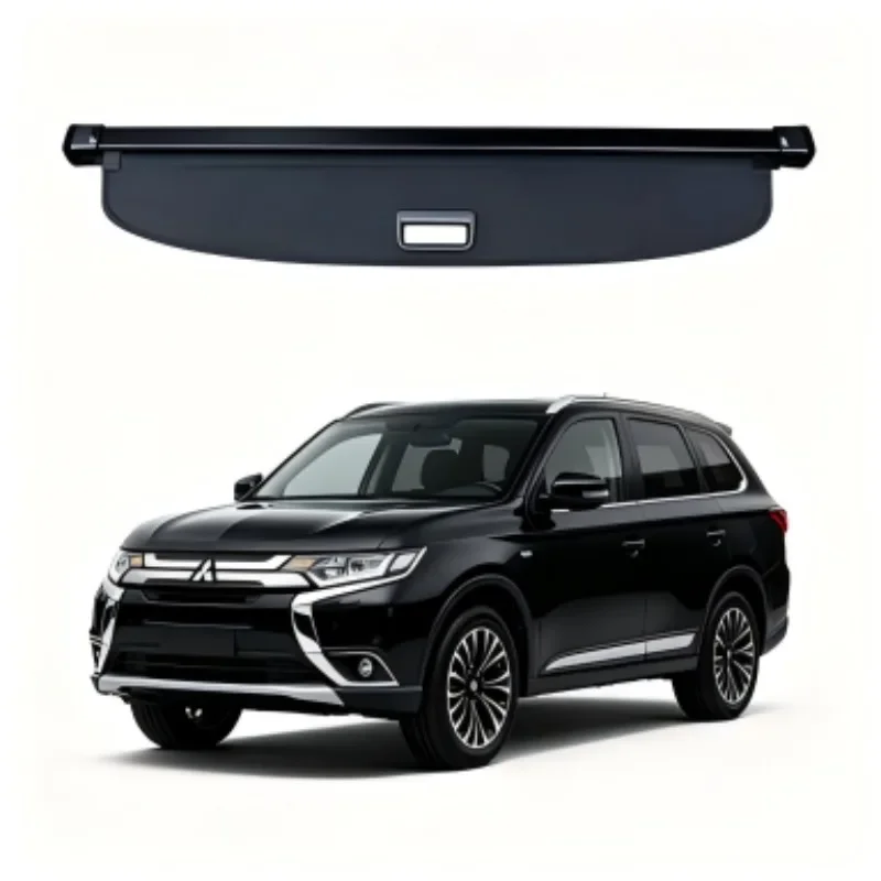 Car Rear Trunk Retractable Cover Keep trunk goods out of view for Mitsubishi ASX 2013-2016