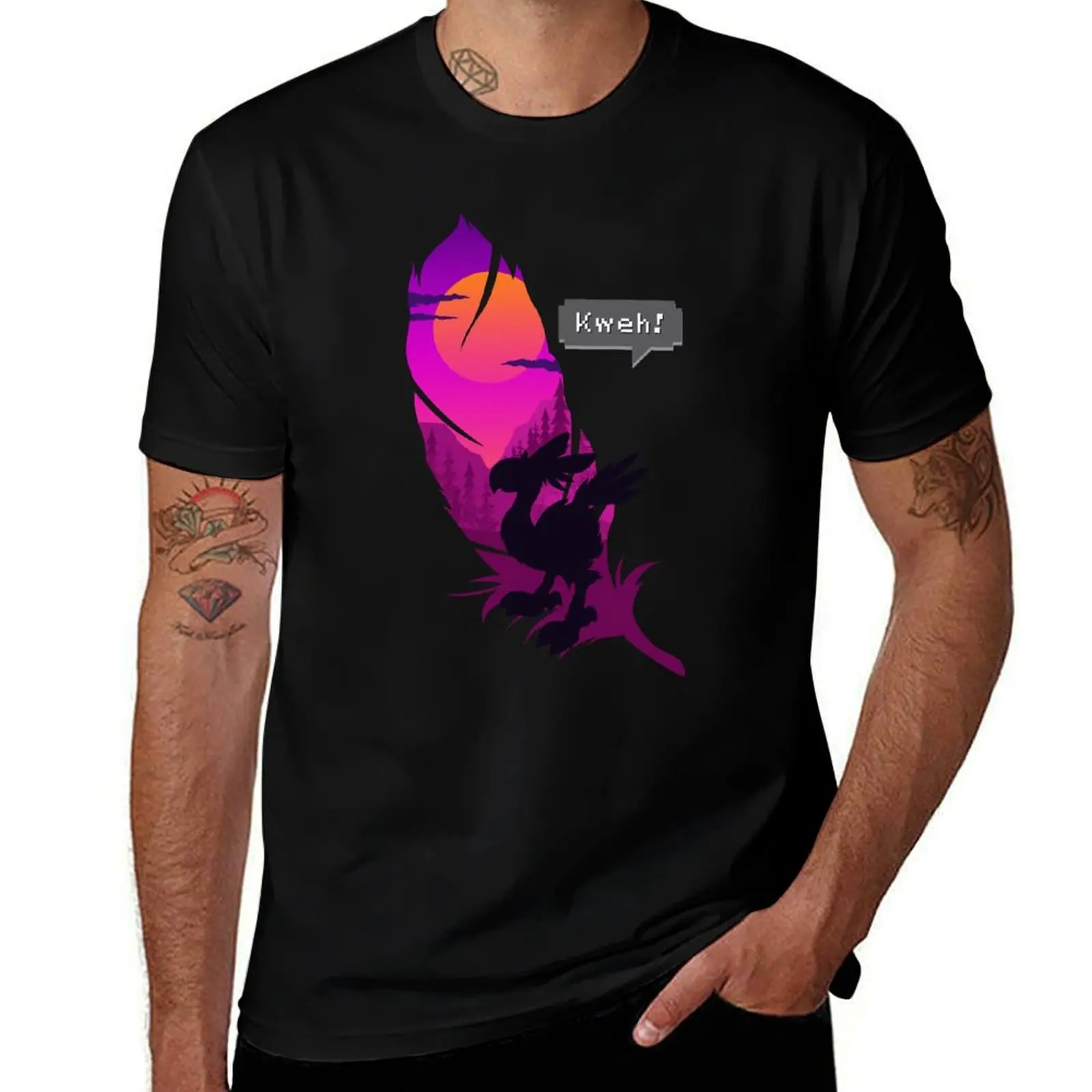 

Chocobo Kweh! T-Shirt funny t shirts man essential t shirt t shirts for man pack white T-shirt