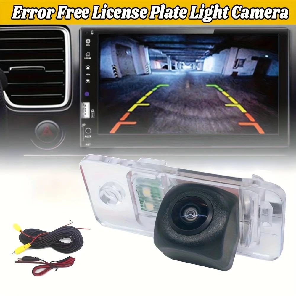Error Free Car Backup Rear View Camera | Licence Plate Light Replacement for Audi A3 A4 A6 A8 Q7 S4 S6 S8 RS4 RS6