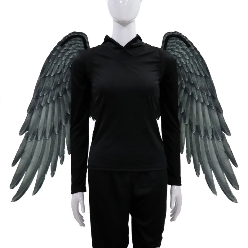 Cosplay ailes d'ange 3D, accessoires de Costume de fête à thème d'halloween pour adultes hommes femmes