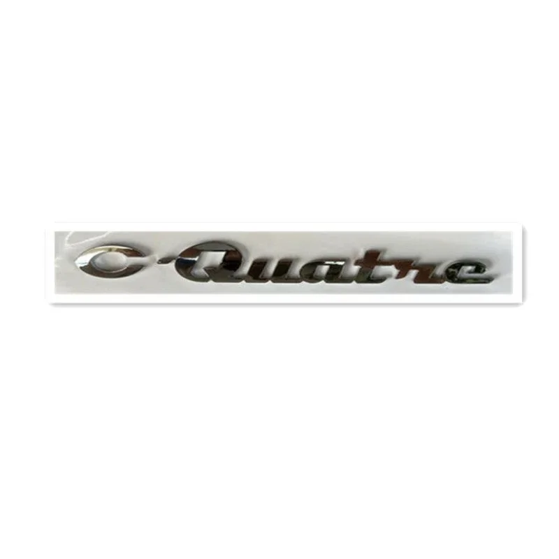 ABS Car Decals Rear Trunk Emblem Styling for Citroen Logo C-QUATRE 2012 2013 2014 2015 2016 2017 Badge Sticker Auto Accessories