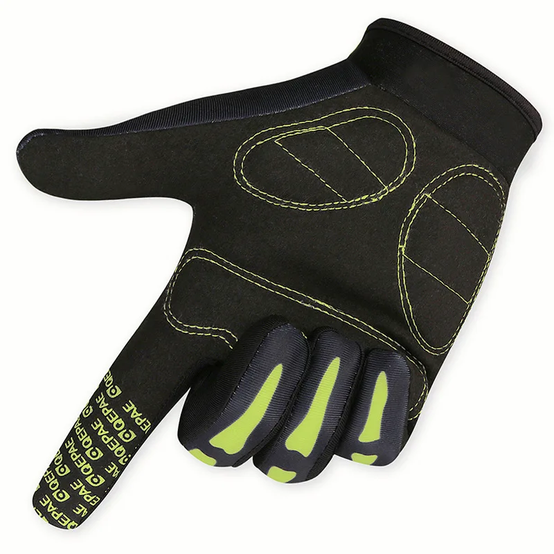 

Chipee Winter Cycling Gloves Full Finger Thermal， Skull Design for Mountain Road Bike, Windproof & Touchscreen Sports Gloves