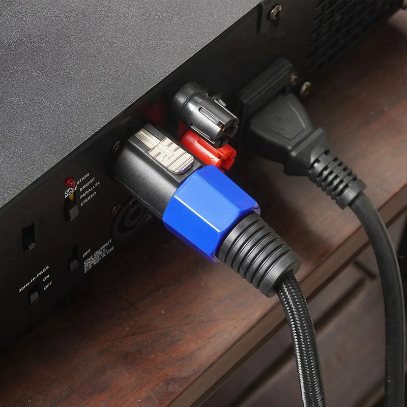 

Speakon Male to 2 Female Splitter Cable SpeakerJAS