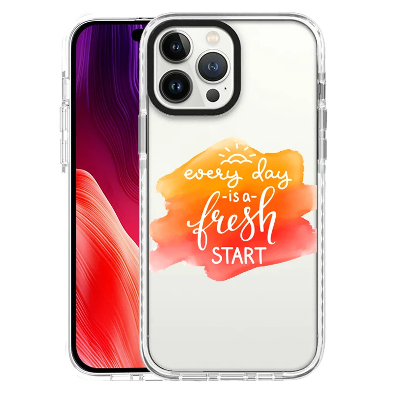 

Чехол для телефона Every Day is a Fresh Start, персонализированный чехол для iPhone 16, 16e, 16pro, 16 plus, 16 pro max 11, 12, 13, 14, 15