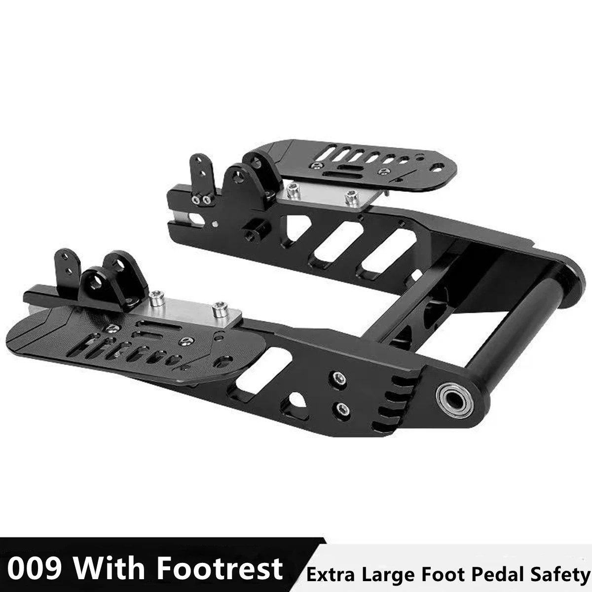 

Motorcycle CNC aluminum alloy suspension rear swing arm pit dirt bicycle rocker fork suitable With Footrest For E-scooter Modify